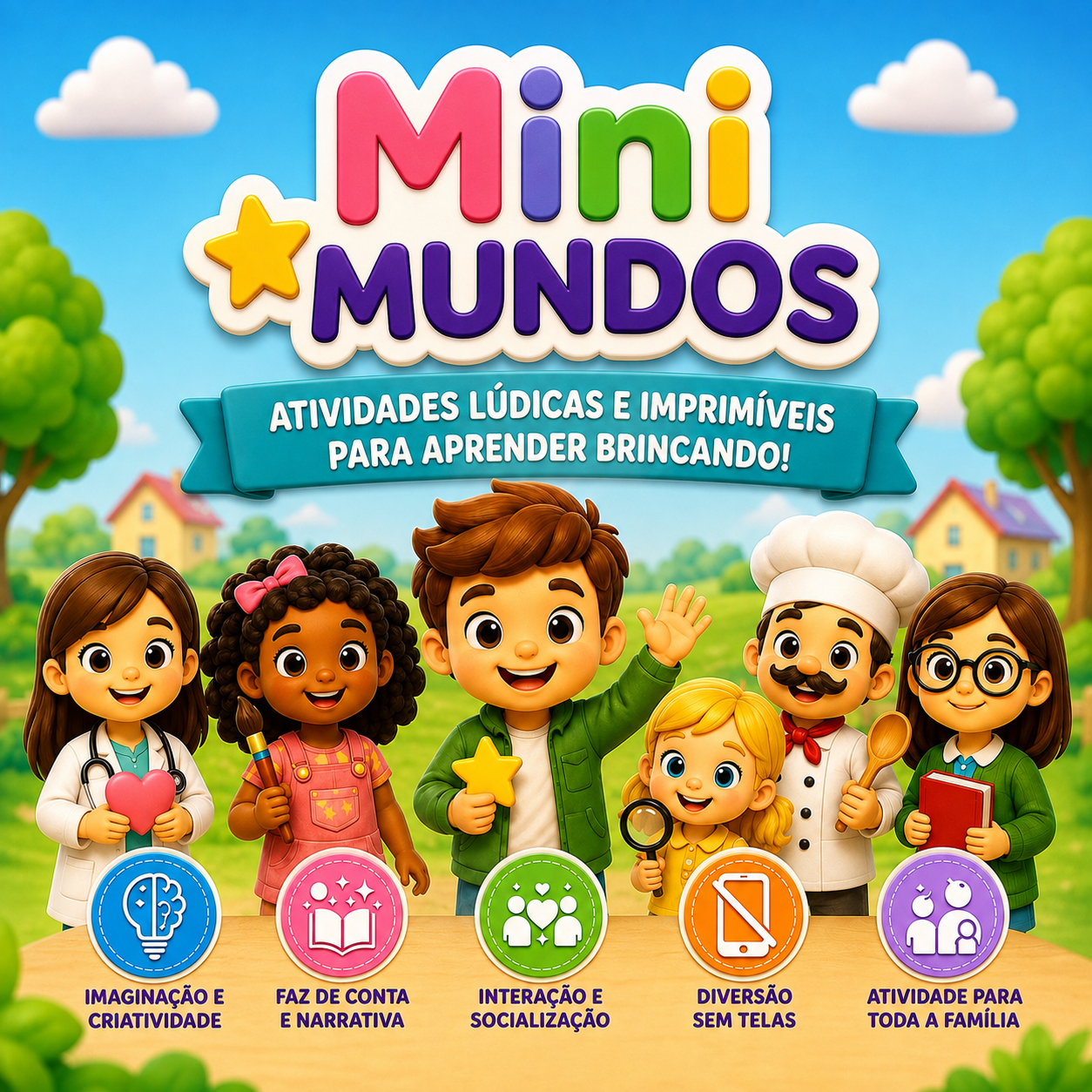 Plano básico do Clube Mini Mundos